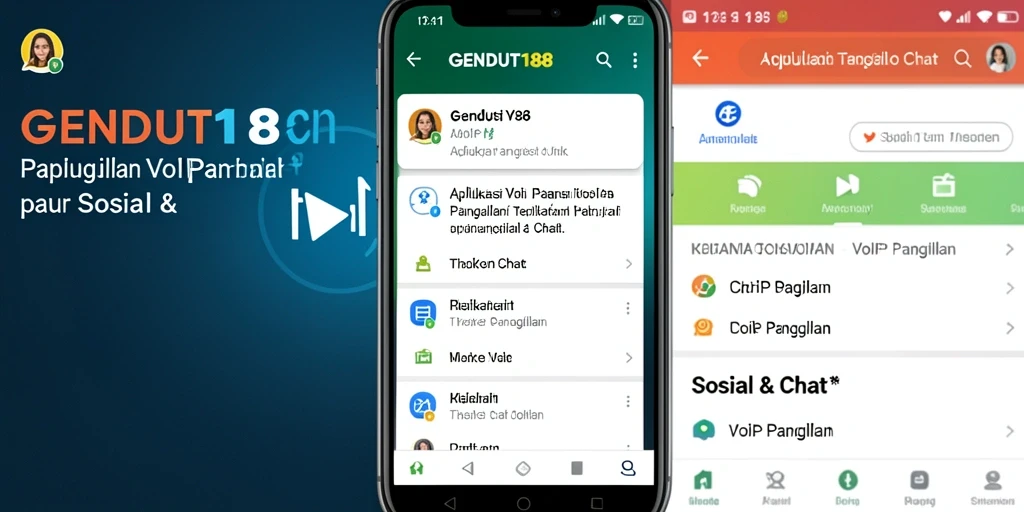 Antarmuka simpel GENDUT188 untuk VoIP Panggilan.